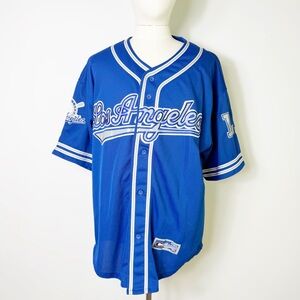 Los Angeles Dodgers MLB Blue Baseball Jersey Colosseum Men's XL